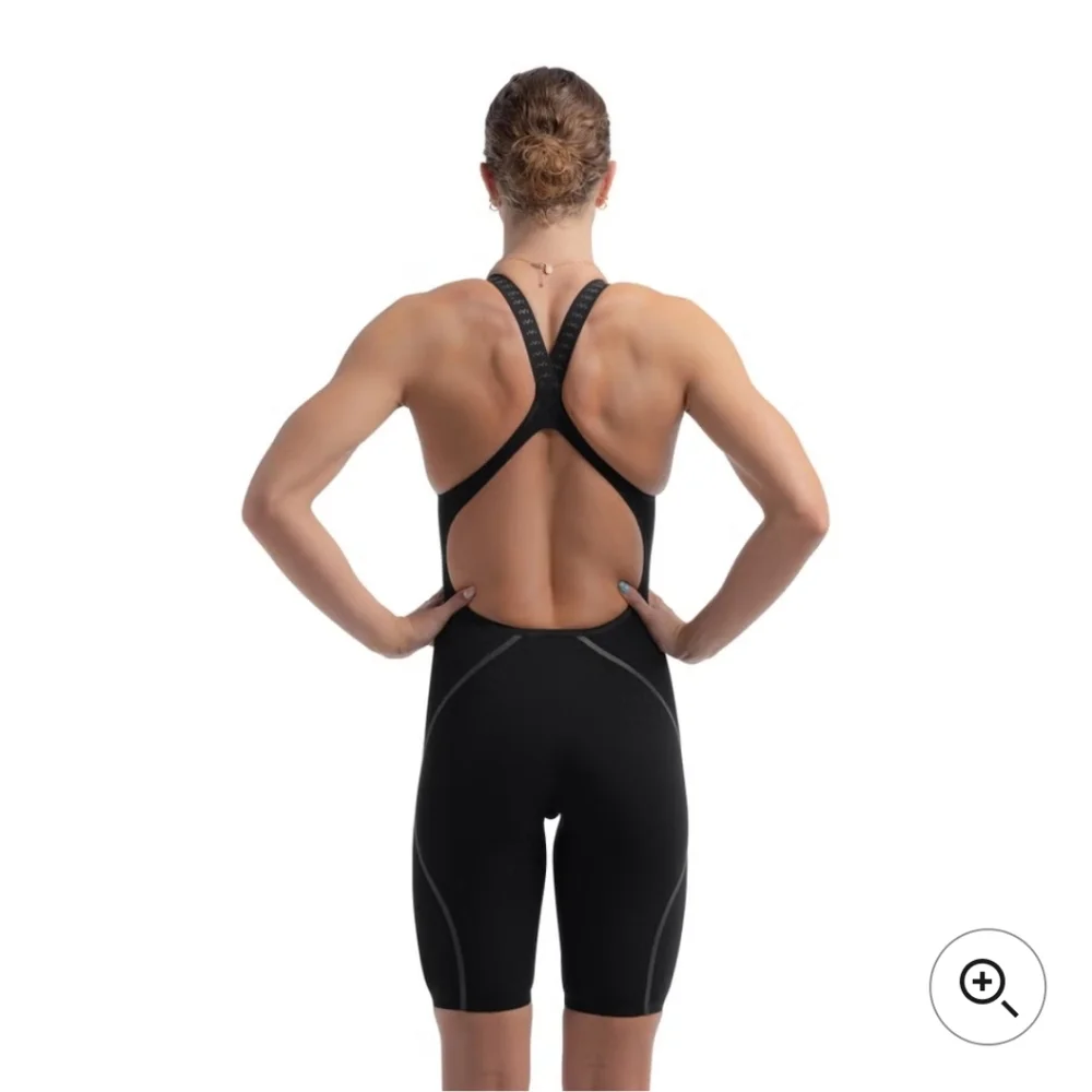 Speedo Women's Size 23 Fastskin LZR Pure Valor Black Tech Suit - Picture 3 of 10